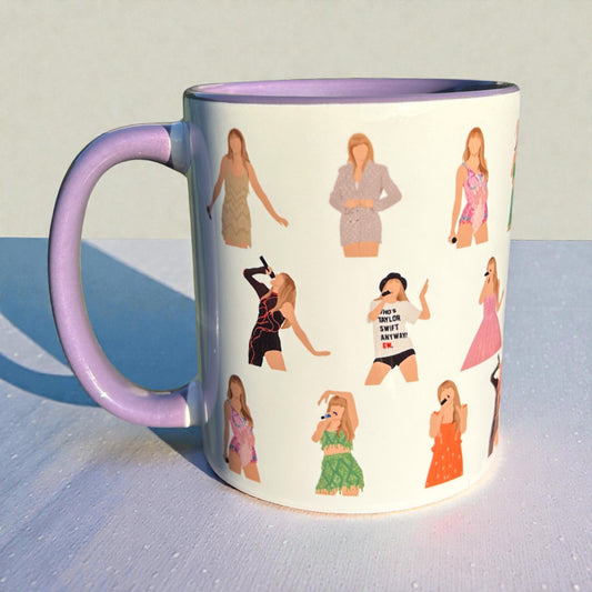 Eras Outfits mug pink or purple