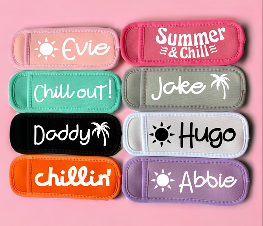Personalised ice pop holder