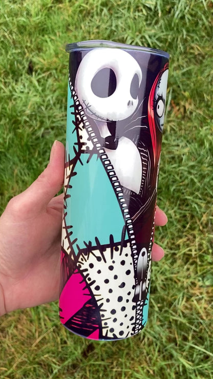 NBC Jack & Sally skinny tumbler