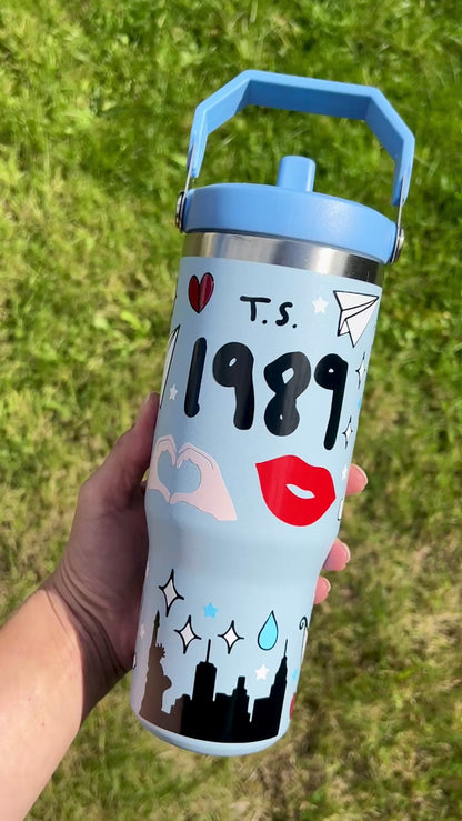 1989 inspired - light blue - 30oz tumbler