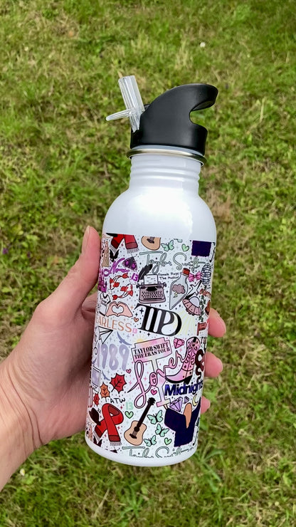 TS albums inspired water bottle 600ml