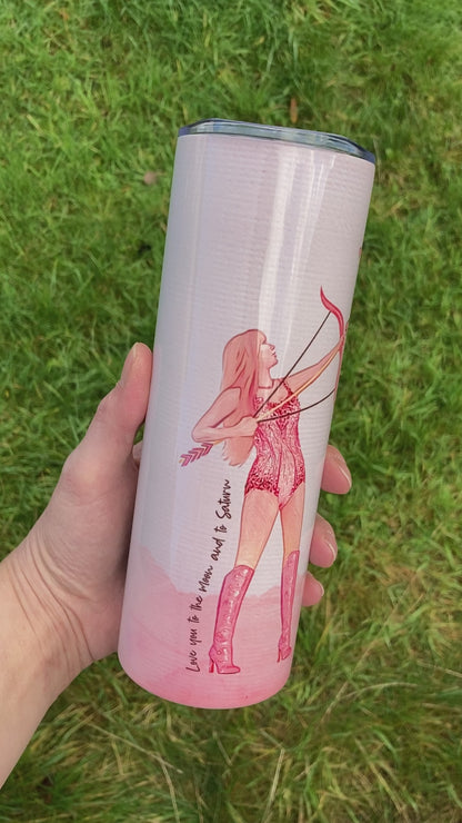 TS Archer inspired skinny tumbler Personalised option available