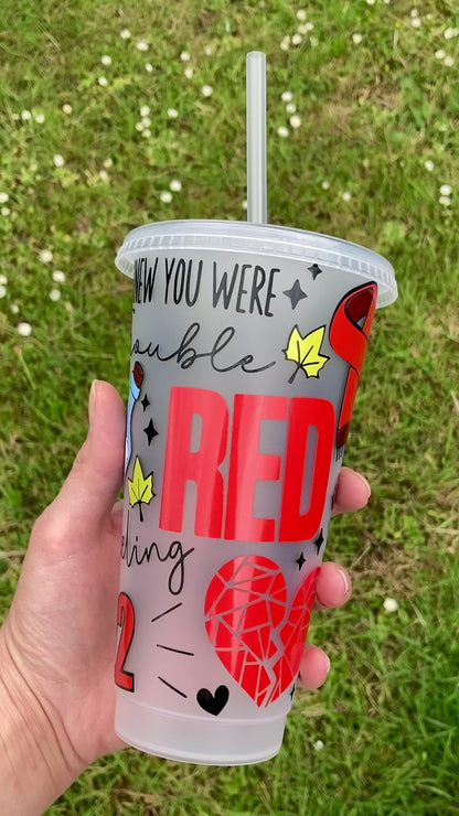 Red inspired - 24oz cold cup