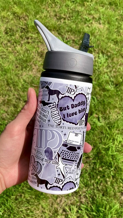TS TTPD inspired water bottle 600ml