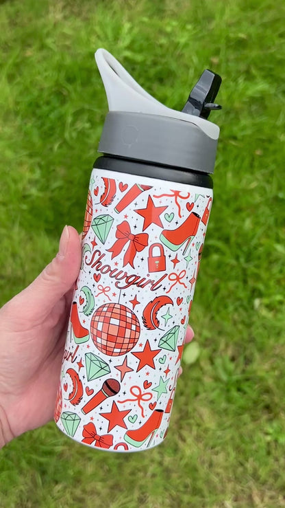 TS Showgirl inspired water bottle