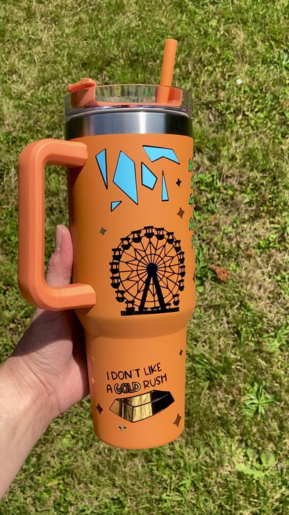Evermore inspired - Orange - 40oz tumbler