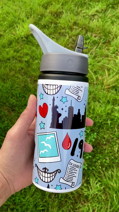 TS 1989 lyrics inspired water bottle