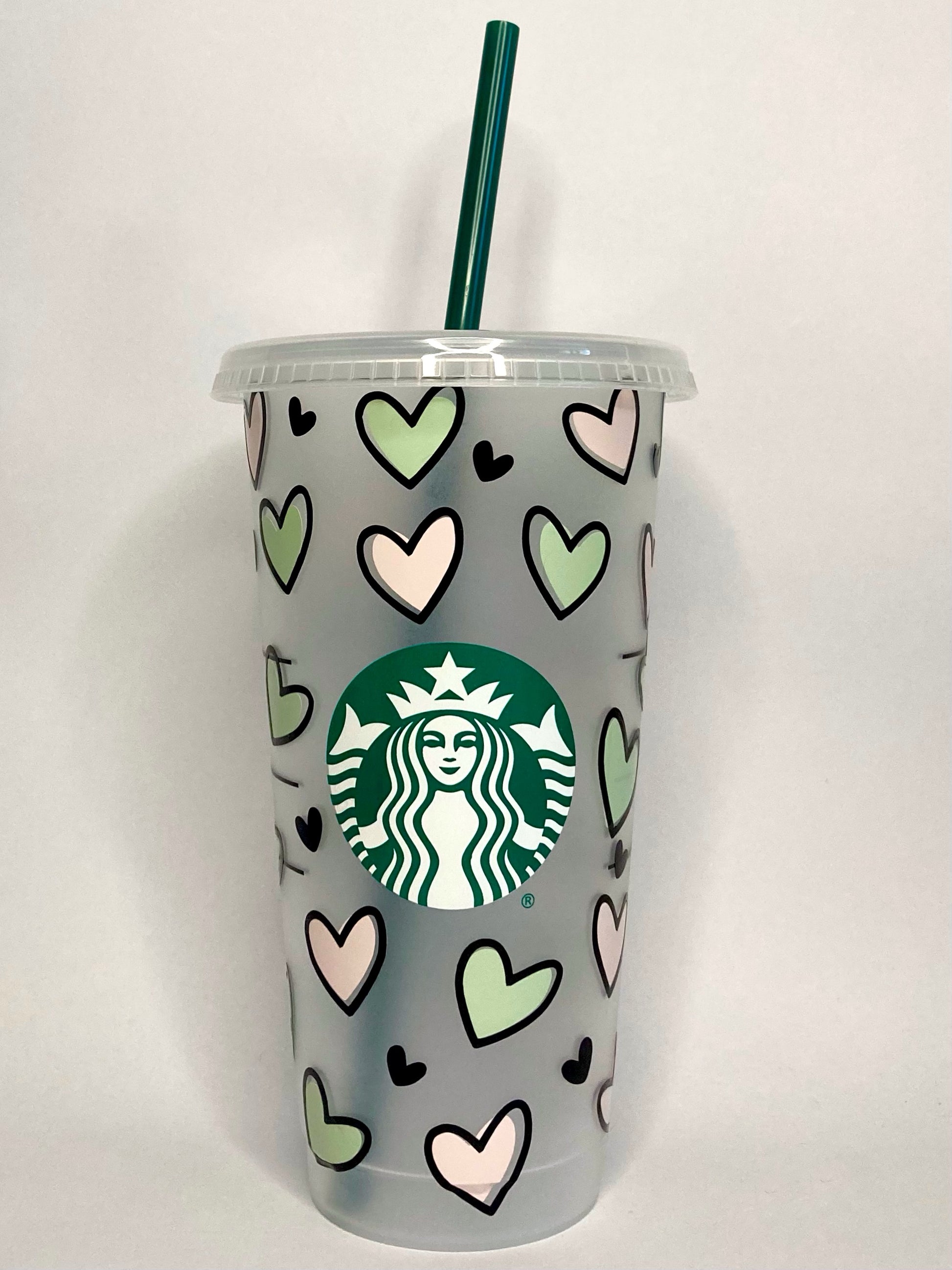 Personalized Starbucks Cup Straw Cap custom Letter multiple Colors 